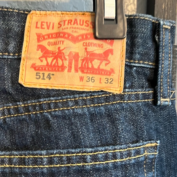 Men’s Levi Strauss 514 Slim Straight 36” x 32” - Picture 3 of 5